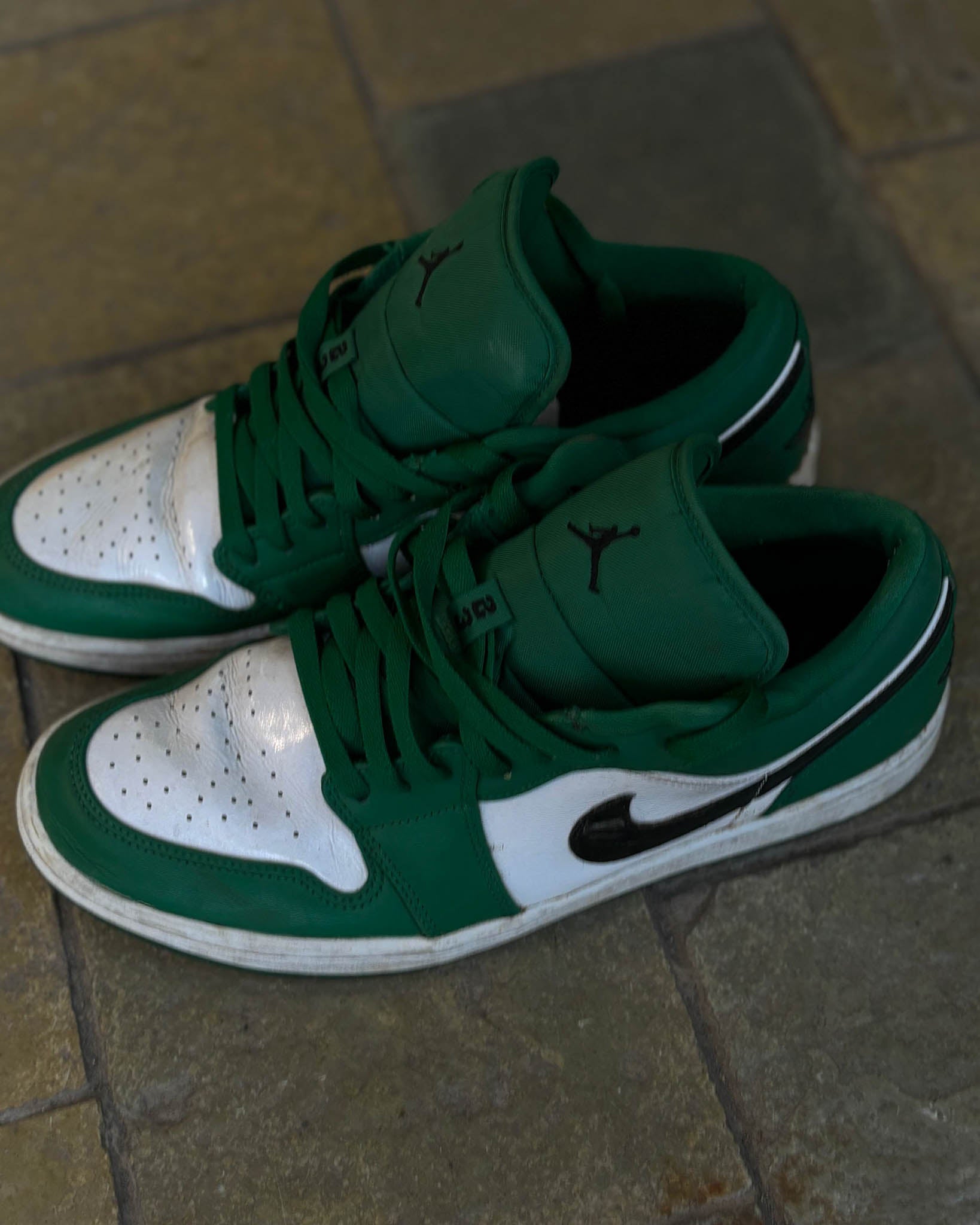 Nike Air Jordan 1 Low "Pine Green" Sneakers