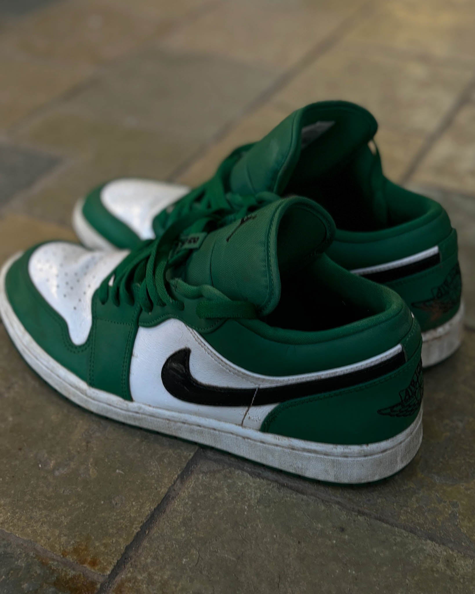 Nike Air Jordan 1 Low "Pine Green" Sneakers