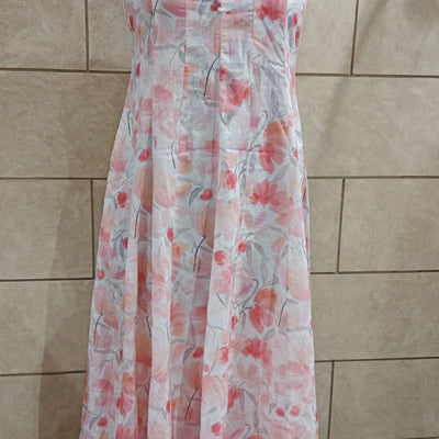 Maroon Bandhani Foil Printed Chiffon Saree With Tassels