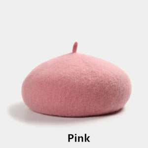 Woolen Soft Felt Beret Hats