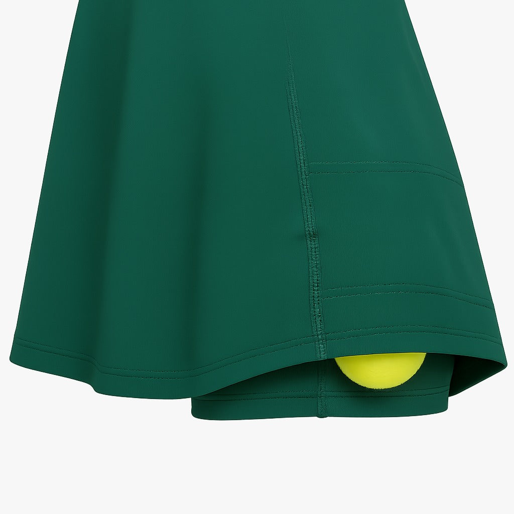 Wilson Classic Pleated Mini Skirt Club Green