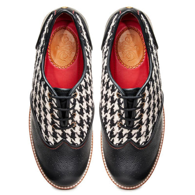 White Classic Houndstooth_Brogue Women (discontinued)