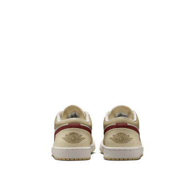 Air Jordan 1 Low Women's Light Khaki Red Sepia