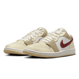 Air Jordan 1 Low Women's Light Khaki Red Sepia