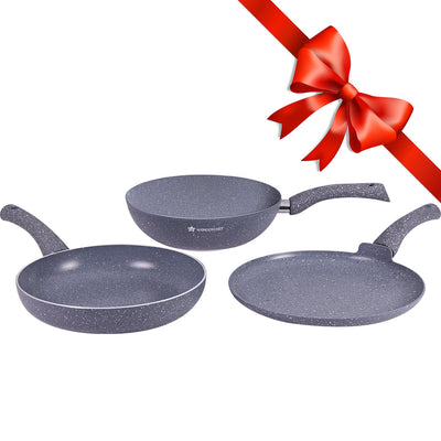 Wonderchef Renewed Granite 3-Piece Se
