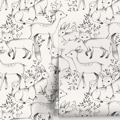 Woodland Wallpaper by Rylee + Cru
