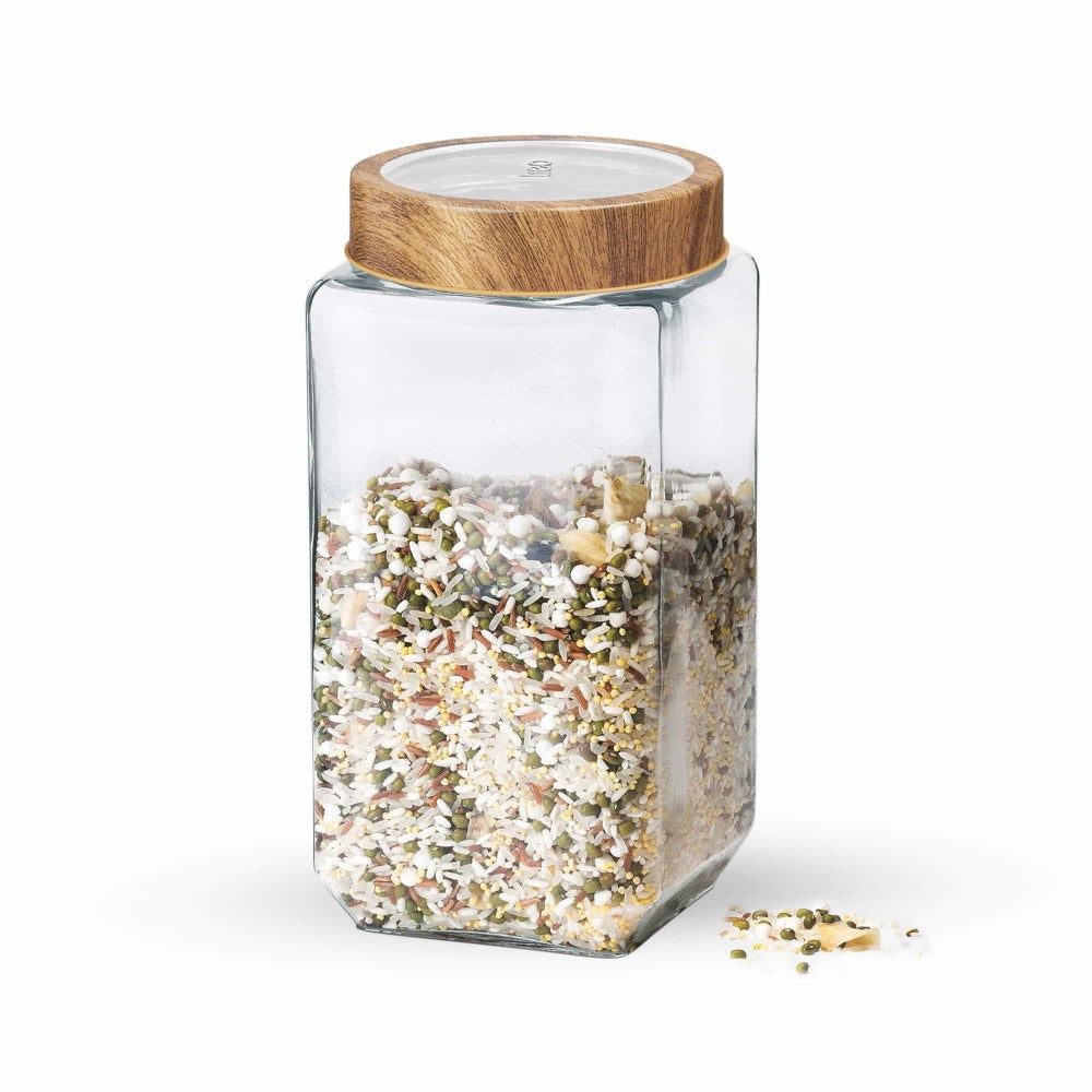 Woody Cube Jar (Treo by Milton)