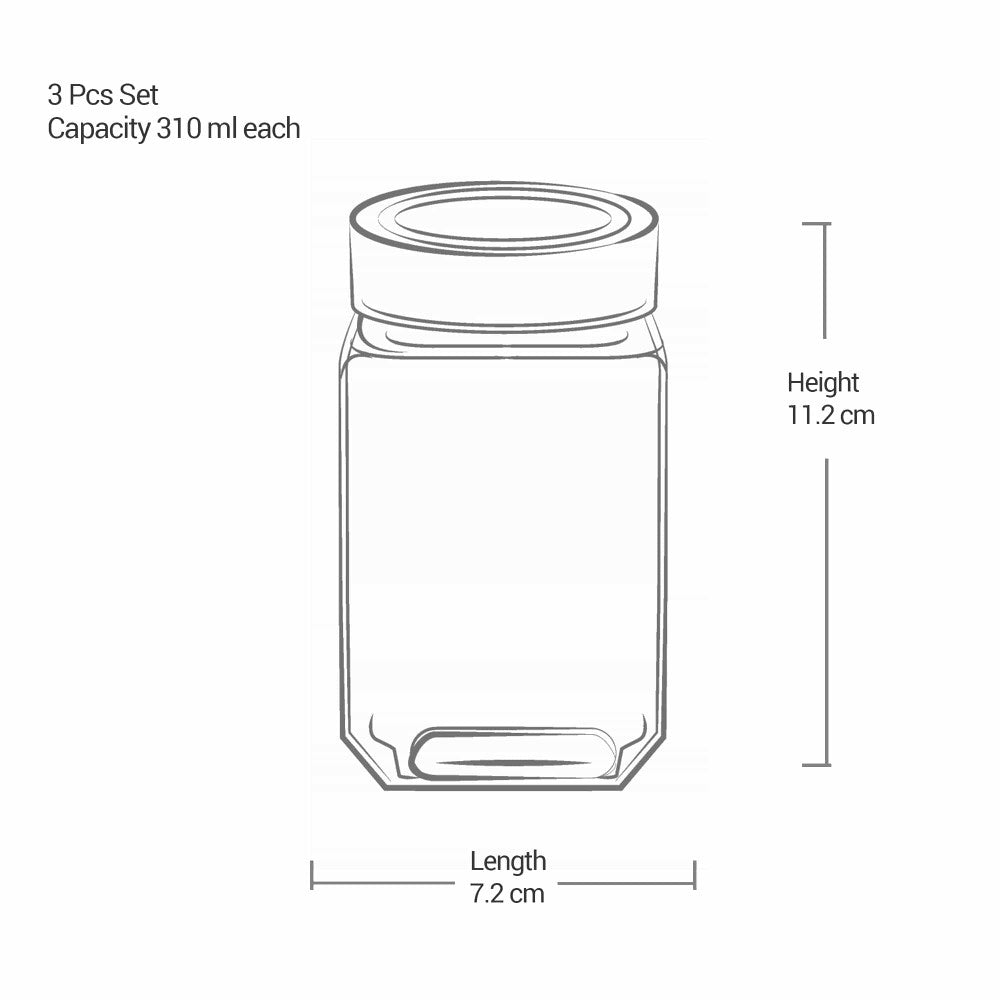 Woody Cube Jar (Treo by Milton)