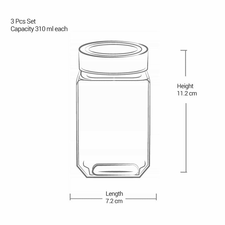 Woody Cube Jar (Treo by Milton)