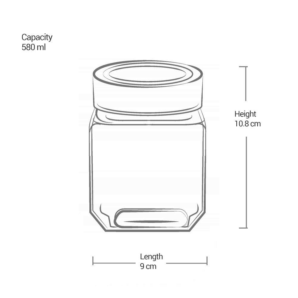 Woody Cube Jar (Treo by Milton)