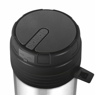 Woofer Thermosteel Tiffin With Bluetooth Speaker (Milton)