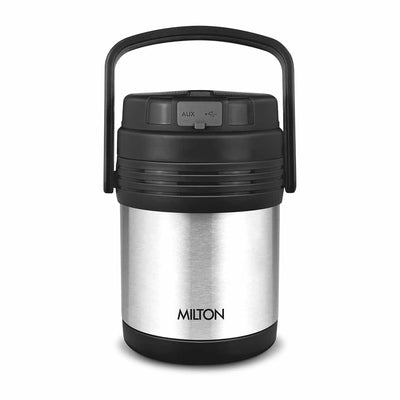 Woofer Thermosteel Tiffin With Bluetooth Speaker (Milton)