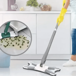 X Type 360 Degree Flat Hand-Free Wash Mop
