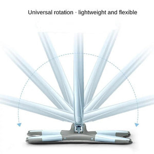 X Type 360 Degree Flat Hand-Free Wash Mop