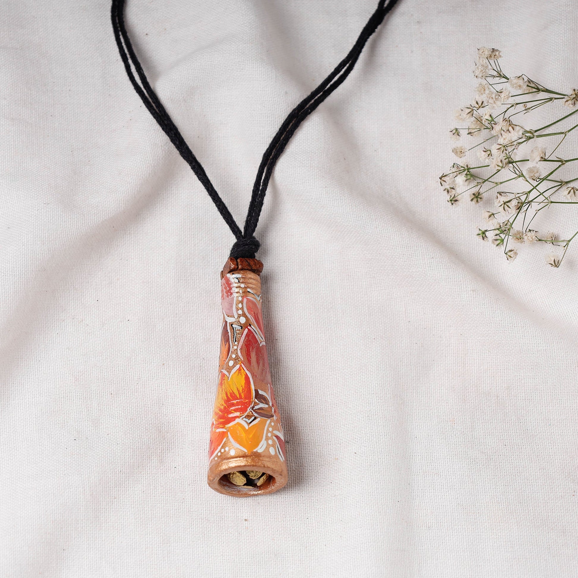 Bishnupur Handpainted Terracotta Necklace