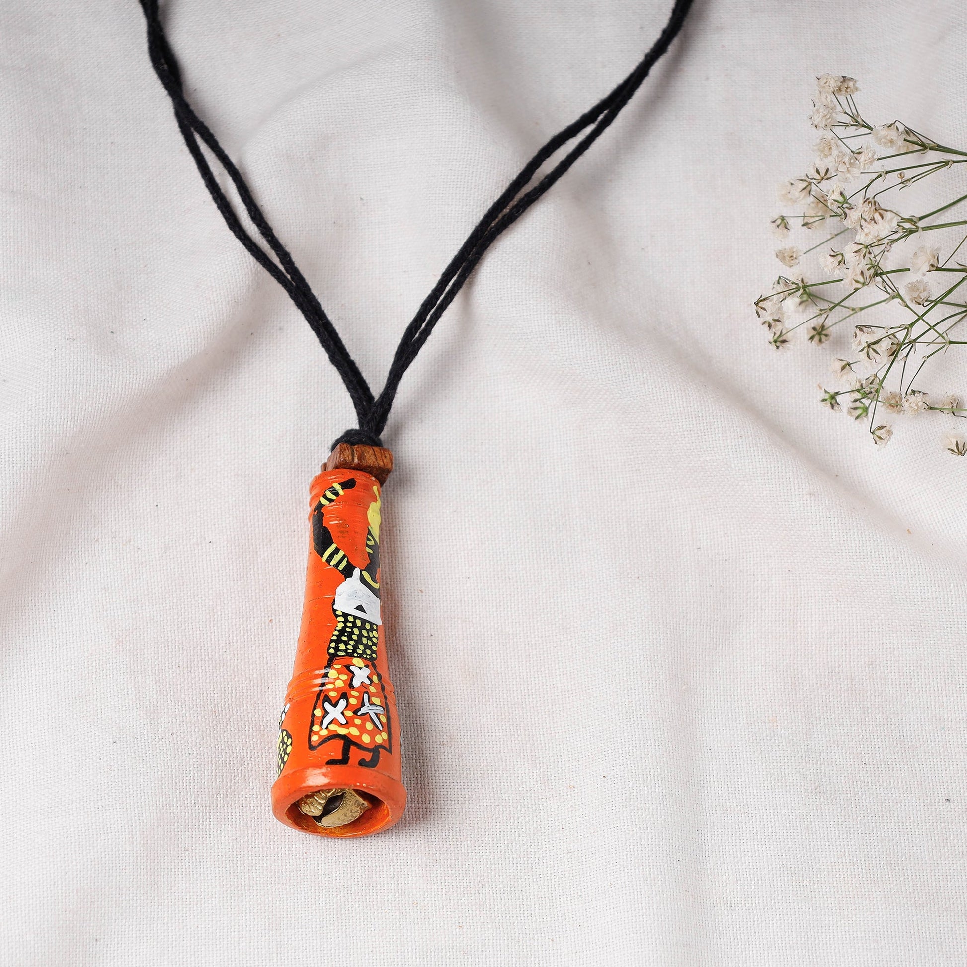Bishnupur Handpainted Terracotta Necklace