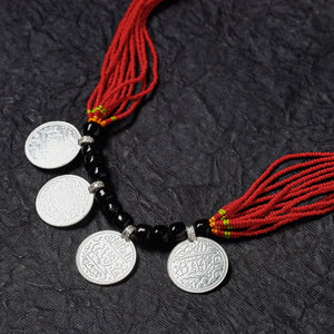 Bead & Coin Work Handmade Baiga Tribal Necklace