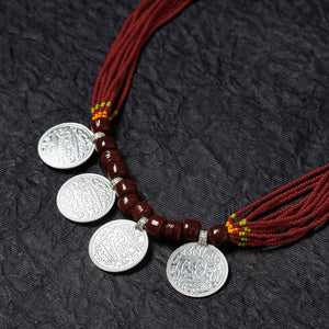 Bead & Coin Work Handmade Baiga Tribal Necklace