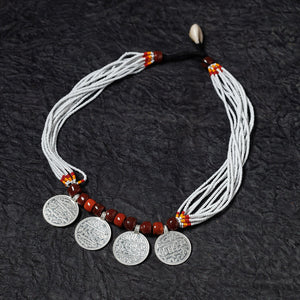Bead & Coin Work Handmade Baiga Tribal Necklace