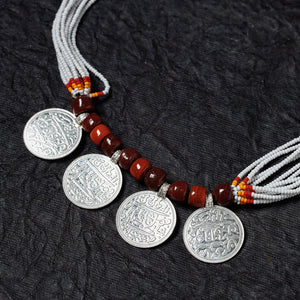 Bead & Coin Work Handmade Baiga Tribal Necklace
