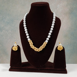 Bishnupur Handpainted Terracotta Necklace Set