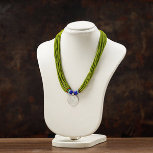 Bead & Coin Work Handmade Baiga Tribal Necklace