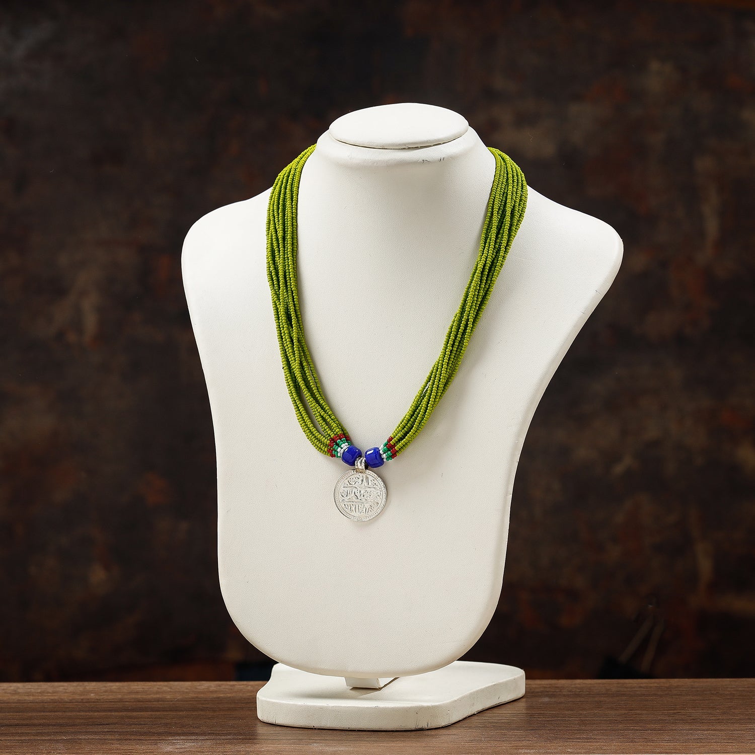 Bead & Coin Work Handmade Baiga Tribal Necklace