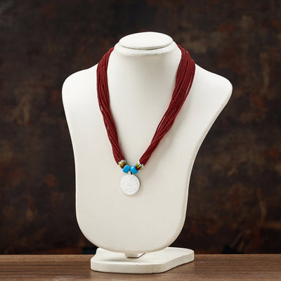 Bead & Coin Work Handmade Baiga Tribal Necklace