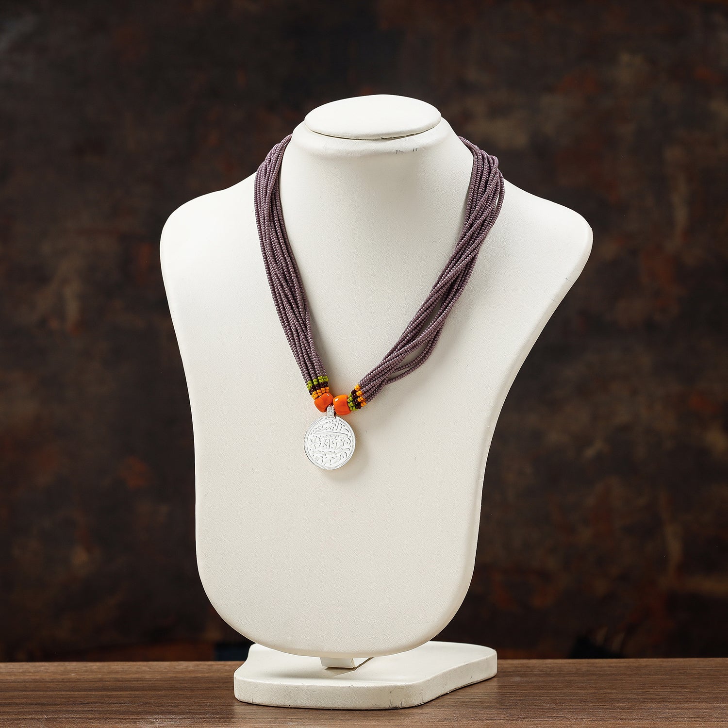 Bead & Coin Work Handmade Baiga Tribal Necklace