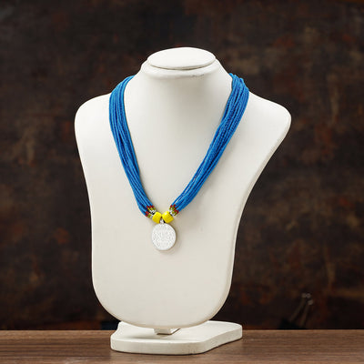 Bead & Coin Work Handmade Baiga Tribal Necklace