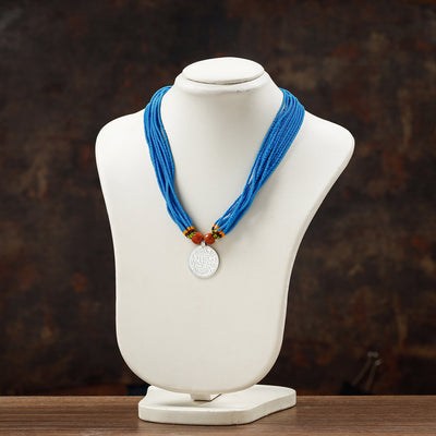 Bead & Coin Work Handmade Baiga Tribal Necklace