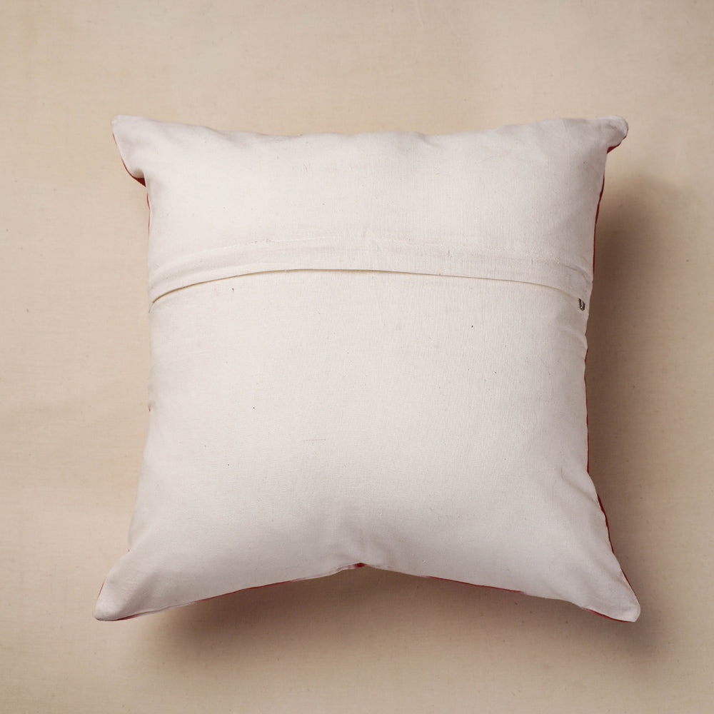 Beige - Tie & Dye Cotton Shibori Cushion Cover