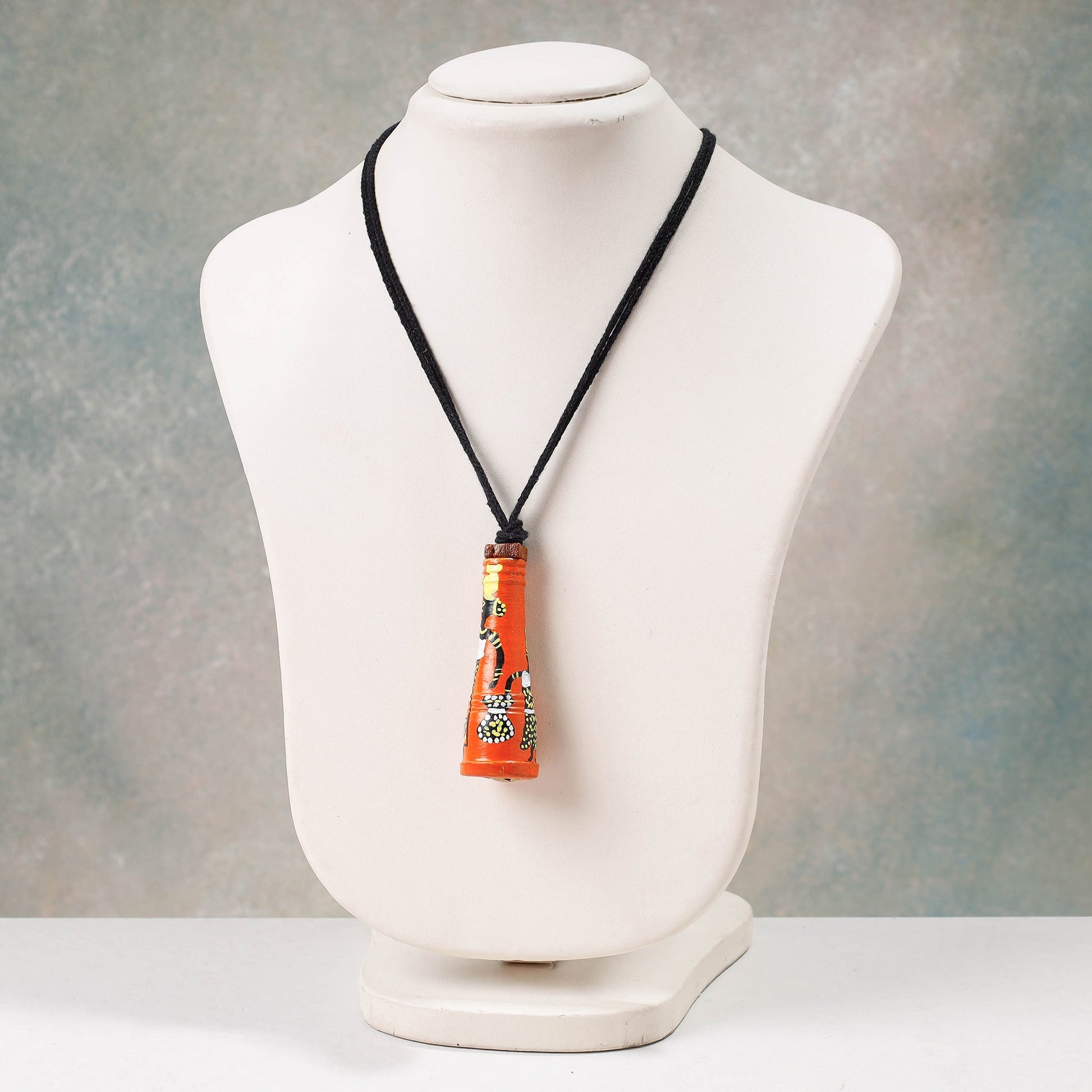 Bishnupur Handpainted Terracotta Necklace