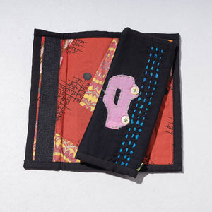 Black - Handmade Fridge Handle/Seat Belt Cover by Jugaad (Set of 2)