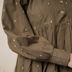 Brown - Jacquard Cotton Co-Ord Set 11
