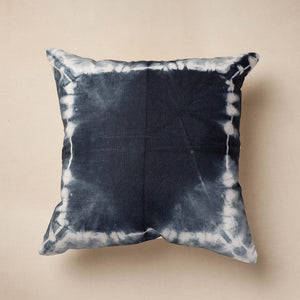 Black - Tie & Dye Cotton Shibori Cushion Cover