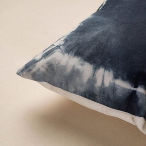 Black - Tie & Dye Cotton Shibori Cushion Cover