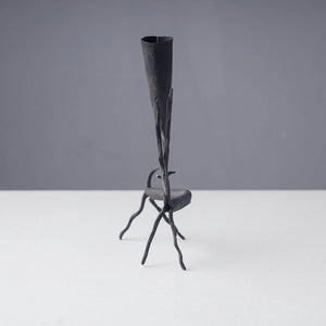 Bastar Tribal Wrought Iron Deer Candle Stand (4 x 2 in)