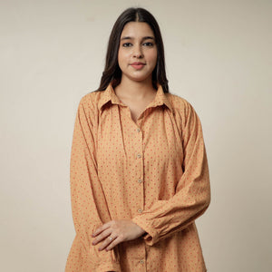 Brown - Jacquard Cotton Co-Ord Set 03