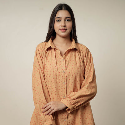 Brown - Jacquard Cotton Co-Ord Set 03