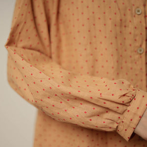 Brown - Jacquard Cotton Co-Ord Set 03