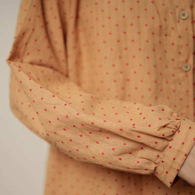 Brown - Jacquard Cotton Co-Ord Set 03