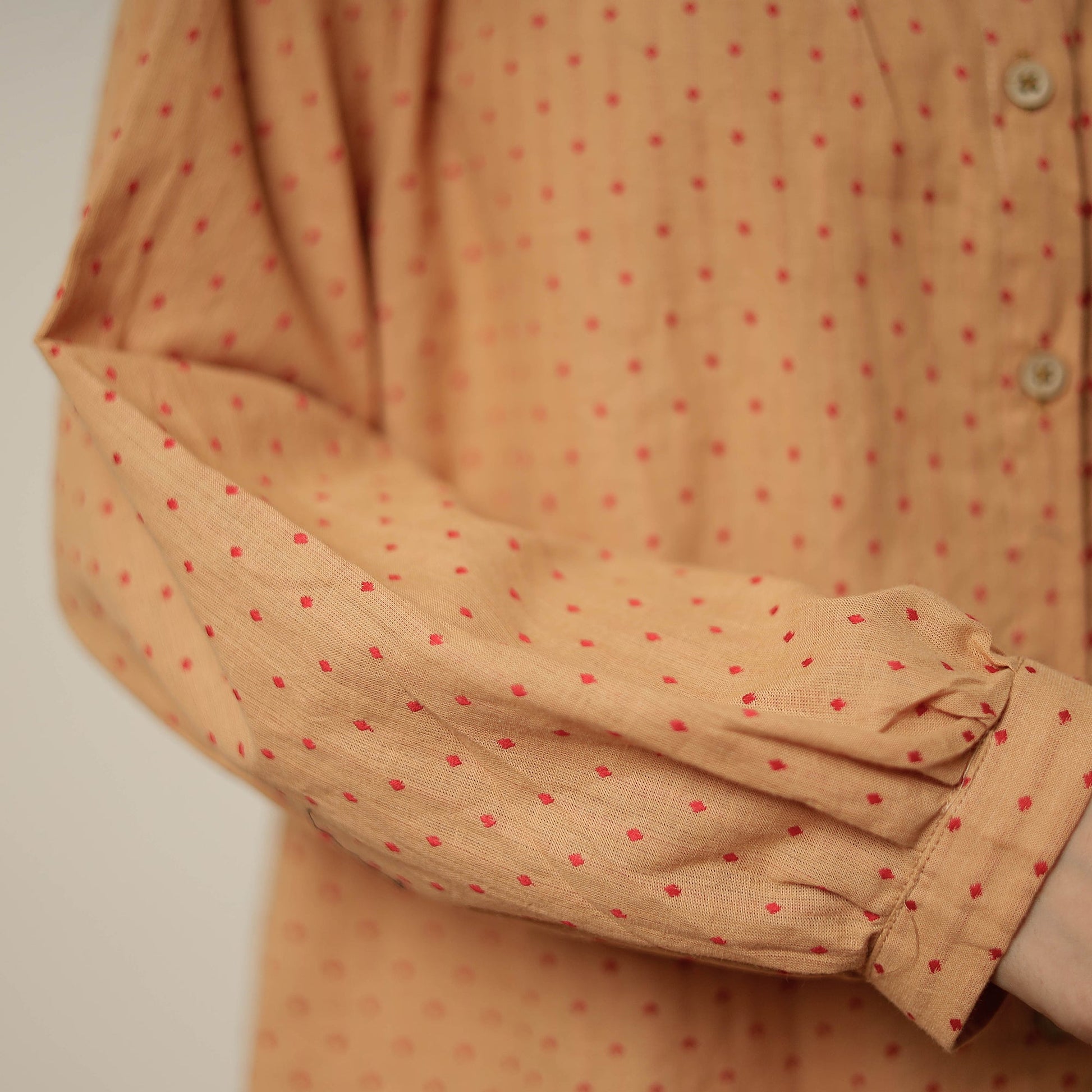 Brown - Jacquard Cotton Co-Ord Set 03