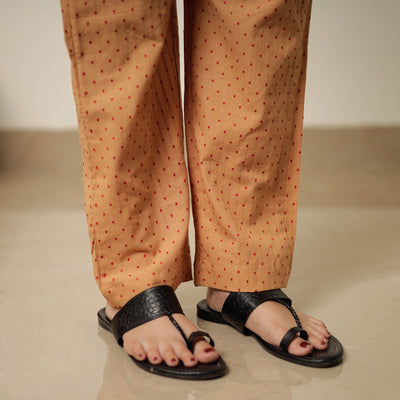 Brown - Jacquard Cotton Co-Ord Set 03