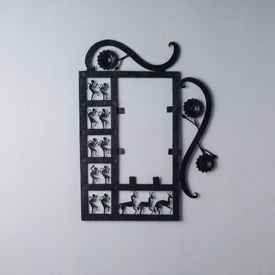 Bastar Tribal Wrought Iron Photo Frame (21 x 18 in)