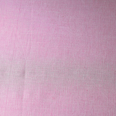 Baby Pink Texture Prewashed Plain Dyed Cotton Fabric