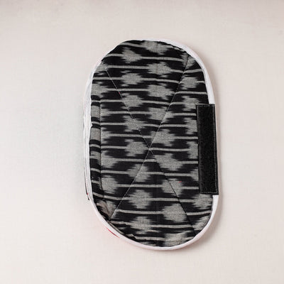 Black - Pochampally Ikat Handmade Fridge Handle Cover