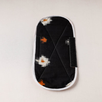 Black - Pochampally Ikat Handmade Fridge Handle Cover