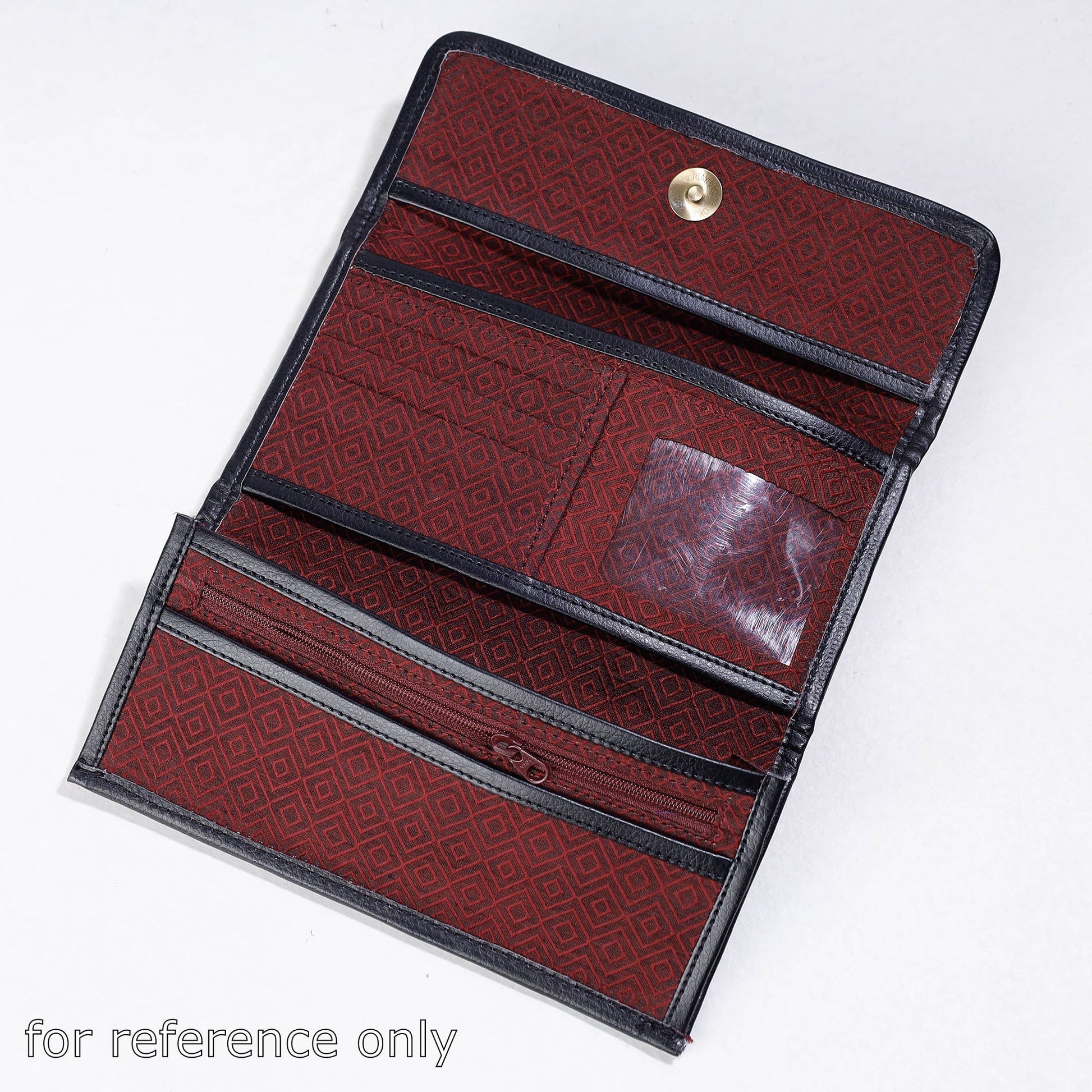 Brown - Handpainted Kalamkari Natural Dyed Cotton Clutch