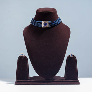 Antique Finish Beadwork Necklace Set